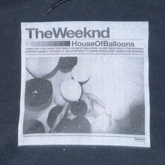 The Weeknd ‘House of Balloons’ Hoodie - Picture 2 of 2